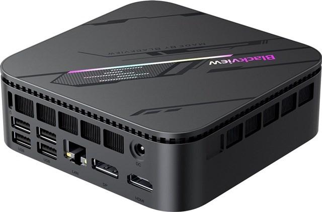 Blackview MP100 Pro mini-pc - Intel Core i5-12450H, 16 GB RAM, 512 GB SSD, Windows 11 Pro - Sort billede