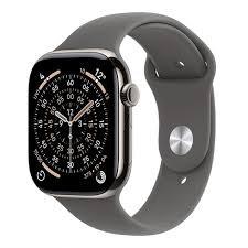Apple Watch Series 11 GPS + Cellular 46 mm - Natural Titanium med Natural Milanese Loop (M/L)