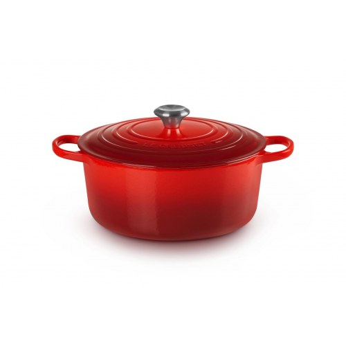 Le Creuset Signature gryde 6,7 l - rund, rød