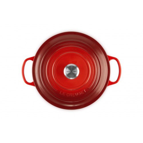 Le Creuset Signature gryde 6,7 l - rund, rød