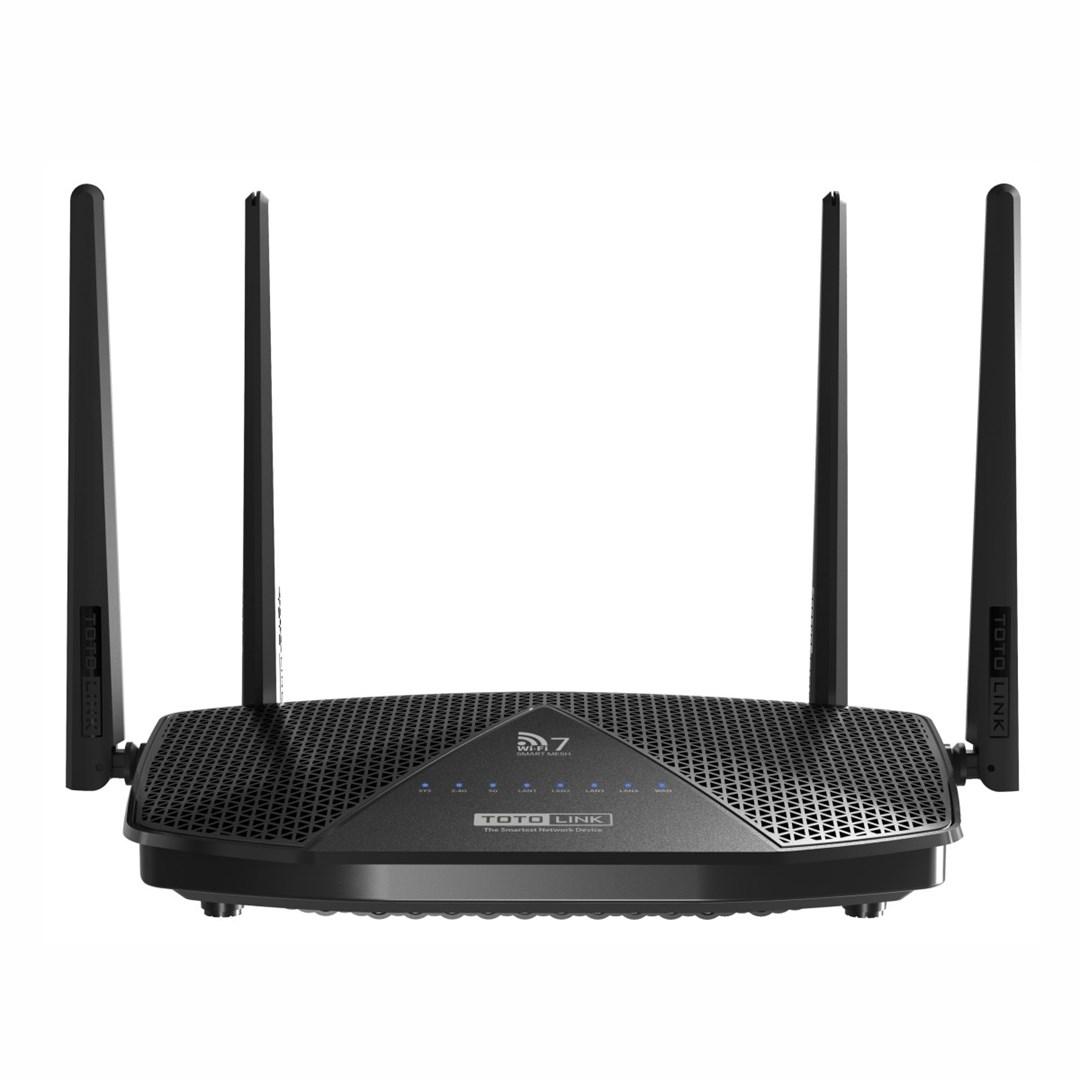 TOTOLINK BE5100R WiFi 7 dual-band router â 4Ã Gigabit LAN, 1Ã 2,5G WAN/LAN