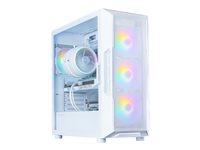 Zalman i3 NEO V2 miditower ATX kabinet - hvid med glasvindue billede
