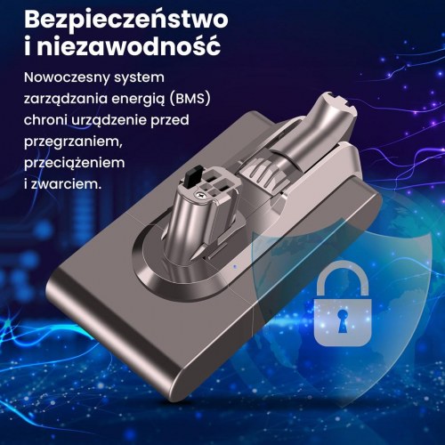 Extralink batteri til Dyson V11 (Click Type) – 25,2 V 3000 mAh