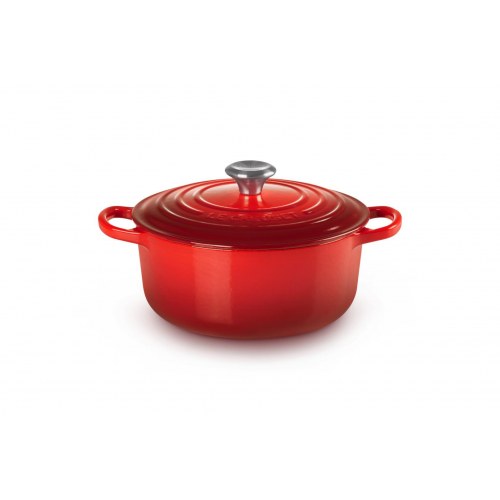 Le Creuset Signature gryde 3,3 l – rund, rød (emaljeret støbejern)