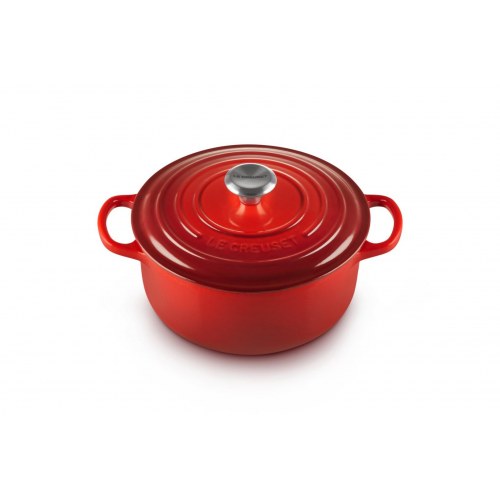 Le Creuset Signature gryde 3,3 l – rund, rød (emaljeret støbejern)