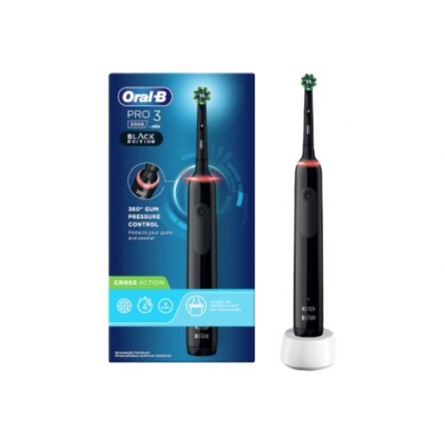 Oral-B Pro 3 3000 CrossAction elektrisk tandbørste – sort