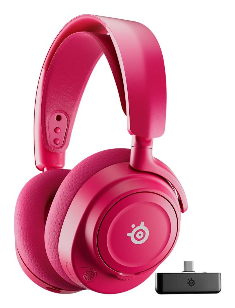 SteelSeries Arctis Nova 7X Gen 2 – trådløst gaming-headset med Bluetooth, magenta billede