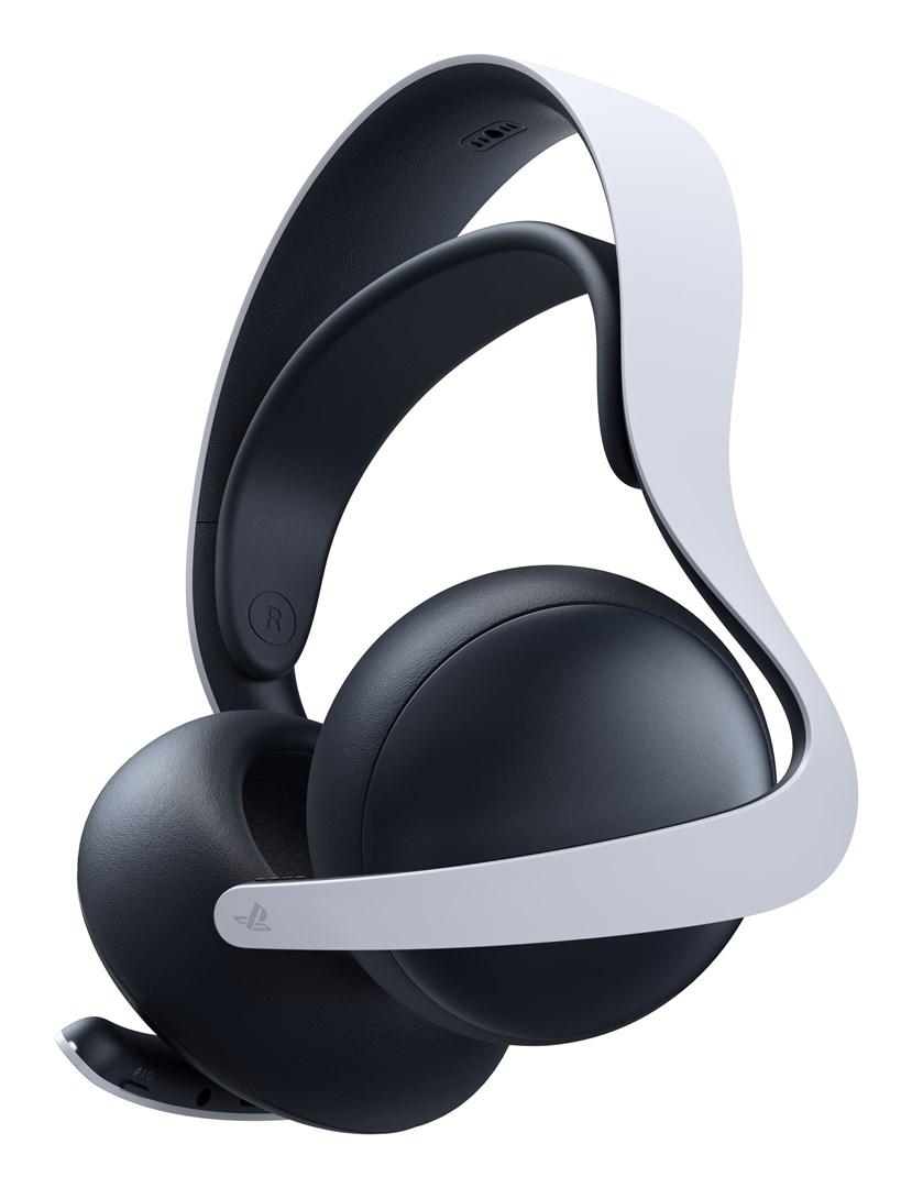 Sony PULSE Elite gaming-headset - kablet & trådløst, Bluetooth, opladningsstand - sort/hvid billede