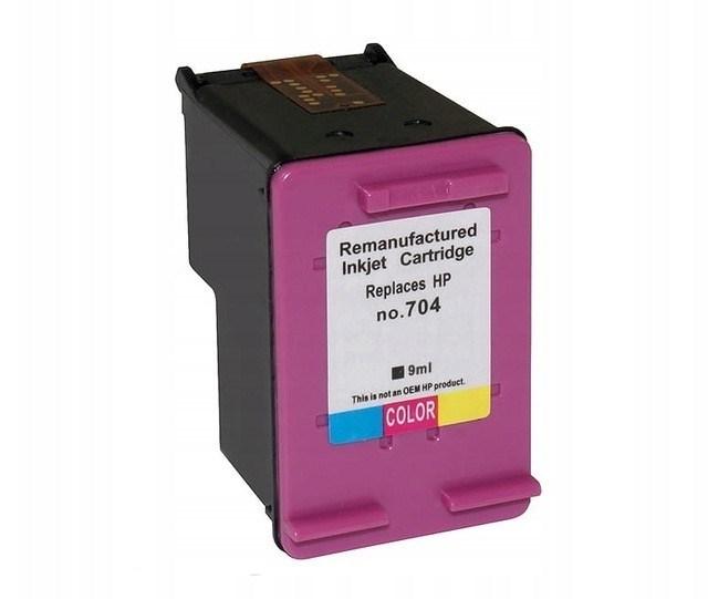 Superbulk blæk til HP 704 – farve, erstatter HP 704 CN693, 150 ml