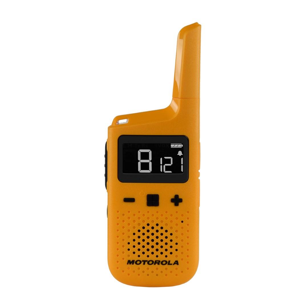 Motorola Talkabout T72 walkie talkie - 16 kanaler, 446,00625-446,19375 MHz, orange (sæt med 2)