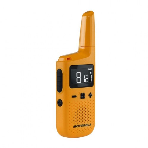 Motorola Talkabout T72 walkie talkie - 16 kanaler, 446,00625-446,19375 MHz, orange (sæt med 2)
