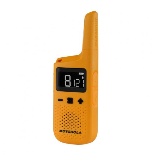 Motorola Talkabout T72 walkie talkie - 16 kanaler, 446,00625-446,19375 MHz, orange (sæt med 2)
