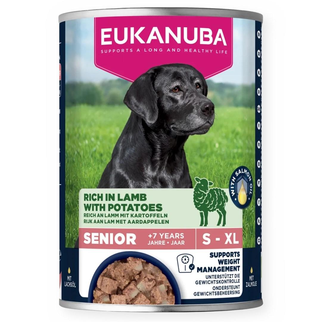 Eukanuba Life Care Senior vådfoder med lam og kartofler - 400 g