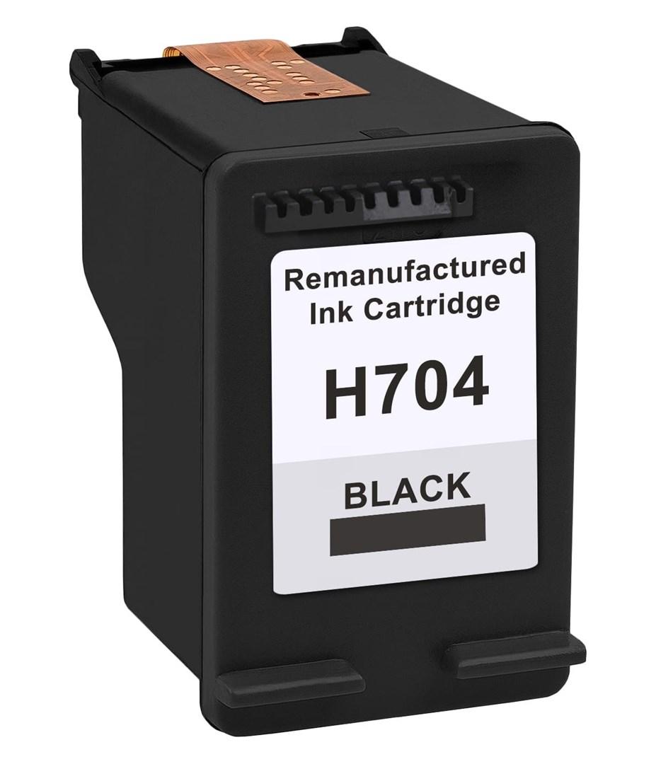 Superbulk blækpatron til HP 704 CN692AE – sort, 150 ml (B-H704BK)