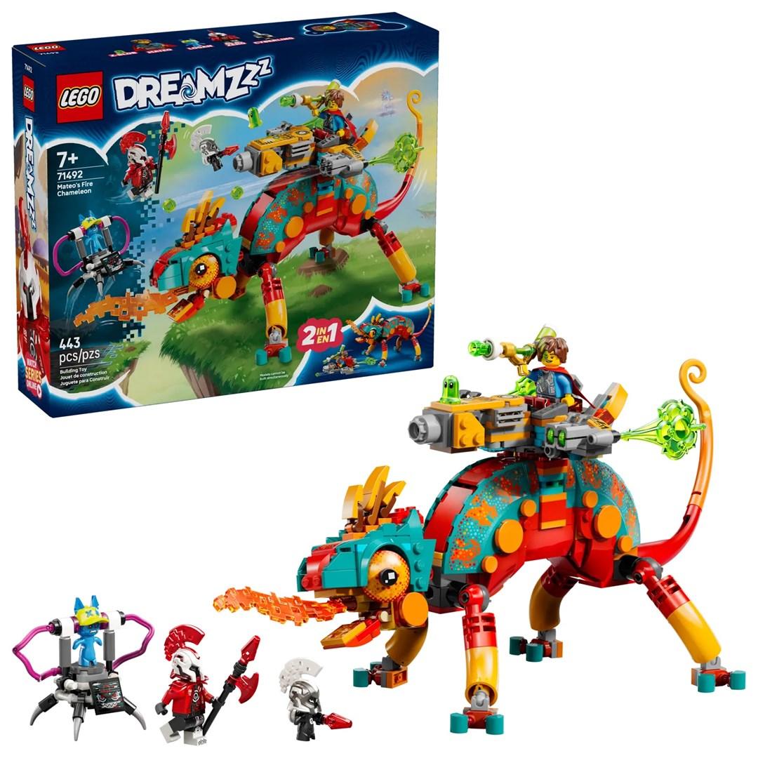 LEGO DREAMZzz 71492 Mateos Ild-kameleon byggesæt (443 dele)