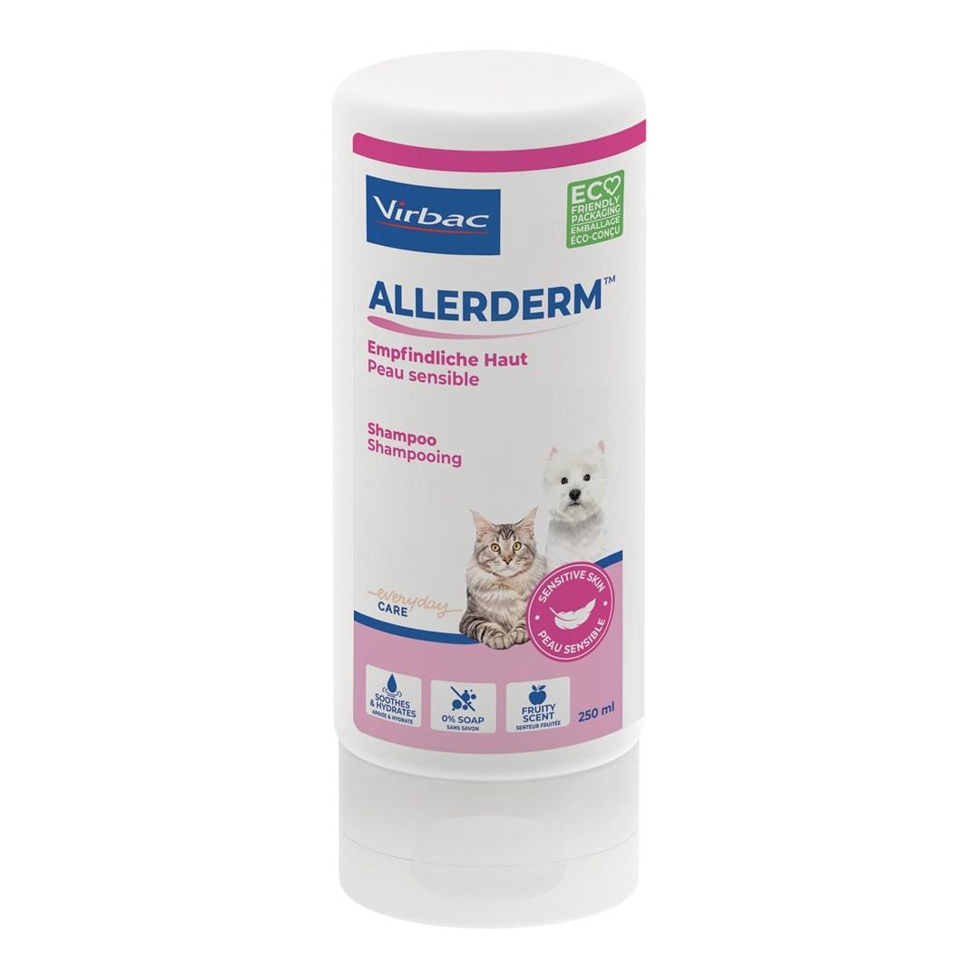 Virbac Allerderm shampoo til hund og kat – sensitiv hud, 250 ml