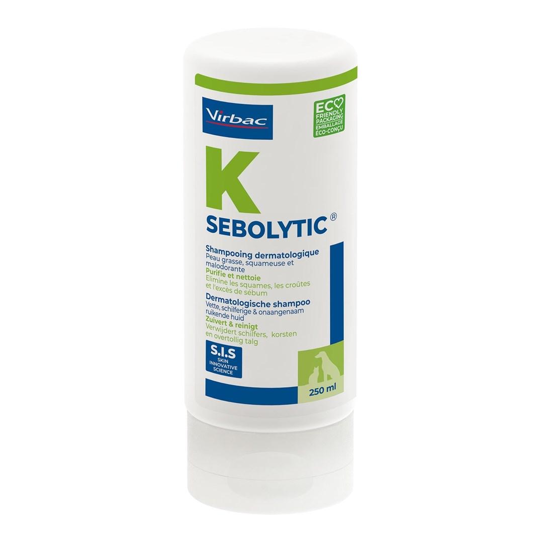 Virbac Sebolytic shampoo til hund og kat - 250 ml