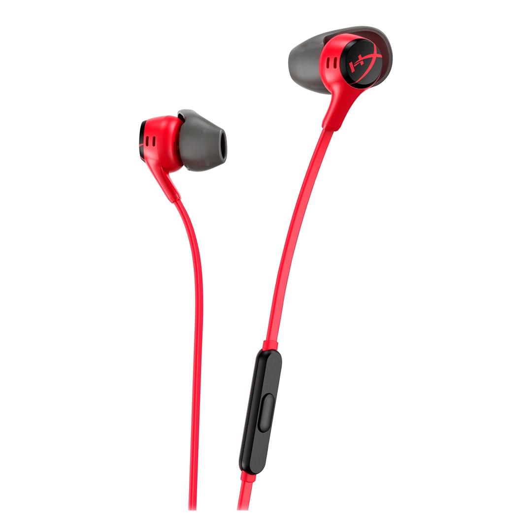 HyperX Cloud Earbuds II - røde in-ear gaming headsets billede