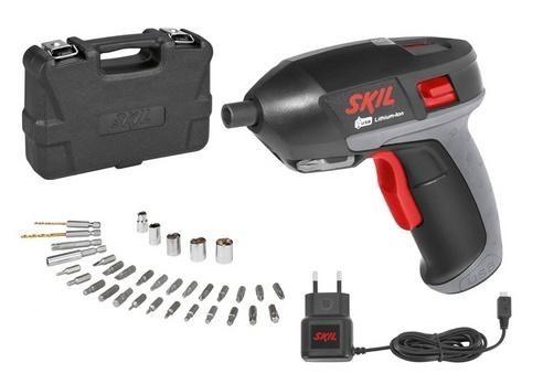 Skil 2636 AD skruemaskine 3,6 V - 200 o/min med tilbehørssæt billede