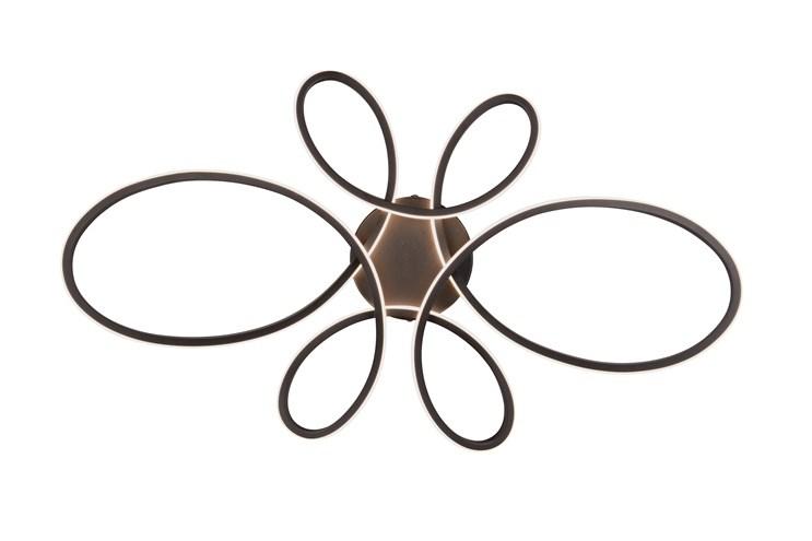 TRIO FLY loftlampe LED 83 cm - 3.000 K, mat sort