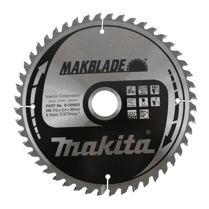 Makita Makblade rundsavklinge 216 × 30 × 2,4 mm - 48 tænder billede
