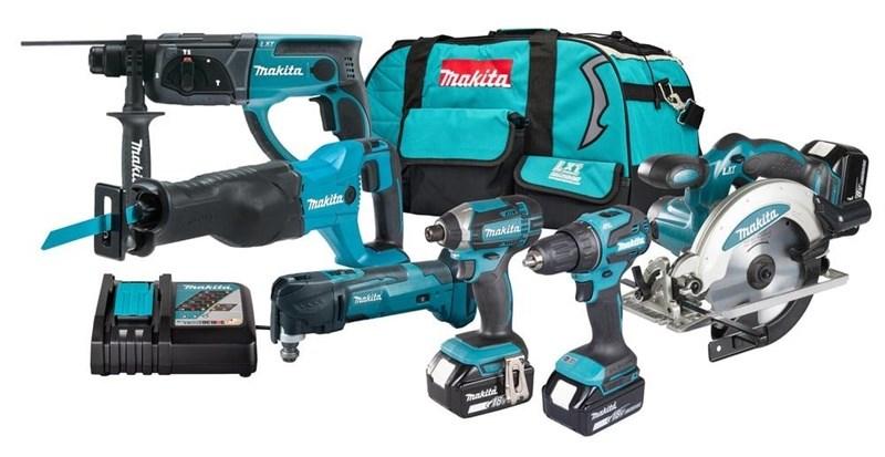 Makita DLX6135TX1 værktøjssæt – 18V 3×5,0 Ah