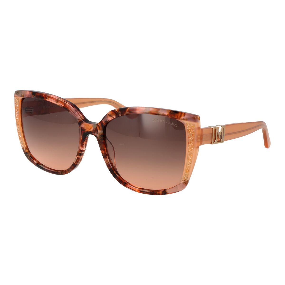 Guess by Marciano GM00013 5944F - damesolbriller i rosa havana, 59 mm