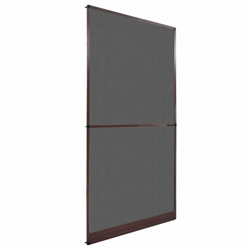 Svingbart insektnet brun og sort 120 x 240 cm