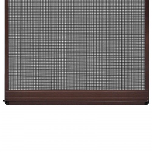 Svingbart insektnet brun og sort 120 x 240 cm