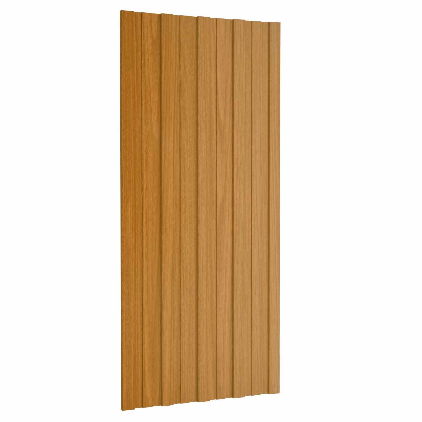 Tagpanel 12 stk Naturfarvet 100 x 45 cm Galvaniseret stål