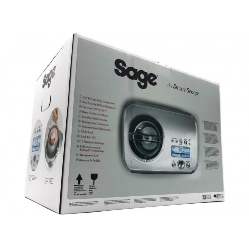 Sage the Smart Scoop SCI600 – ismaskine/sorbetblender 1 liter – børstet rustfrit stål