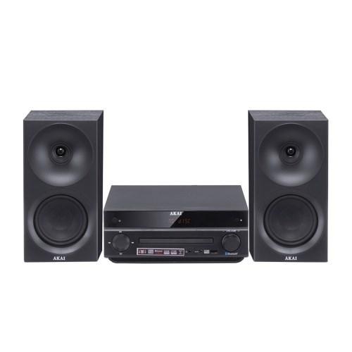 AKAI AM-301B mikrosystem 40 W med CD, MP3, Bluetooth, USB og FM – sort