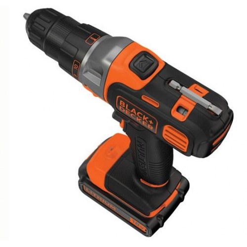 Black+Decker MT218KB 18V skruemaskine/bor - 800 o/min, med kuffert