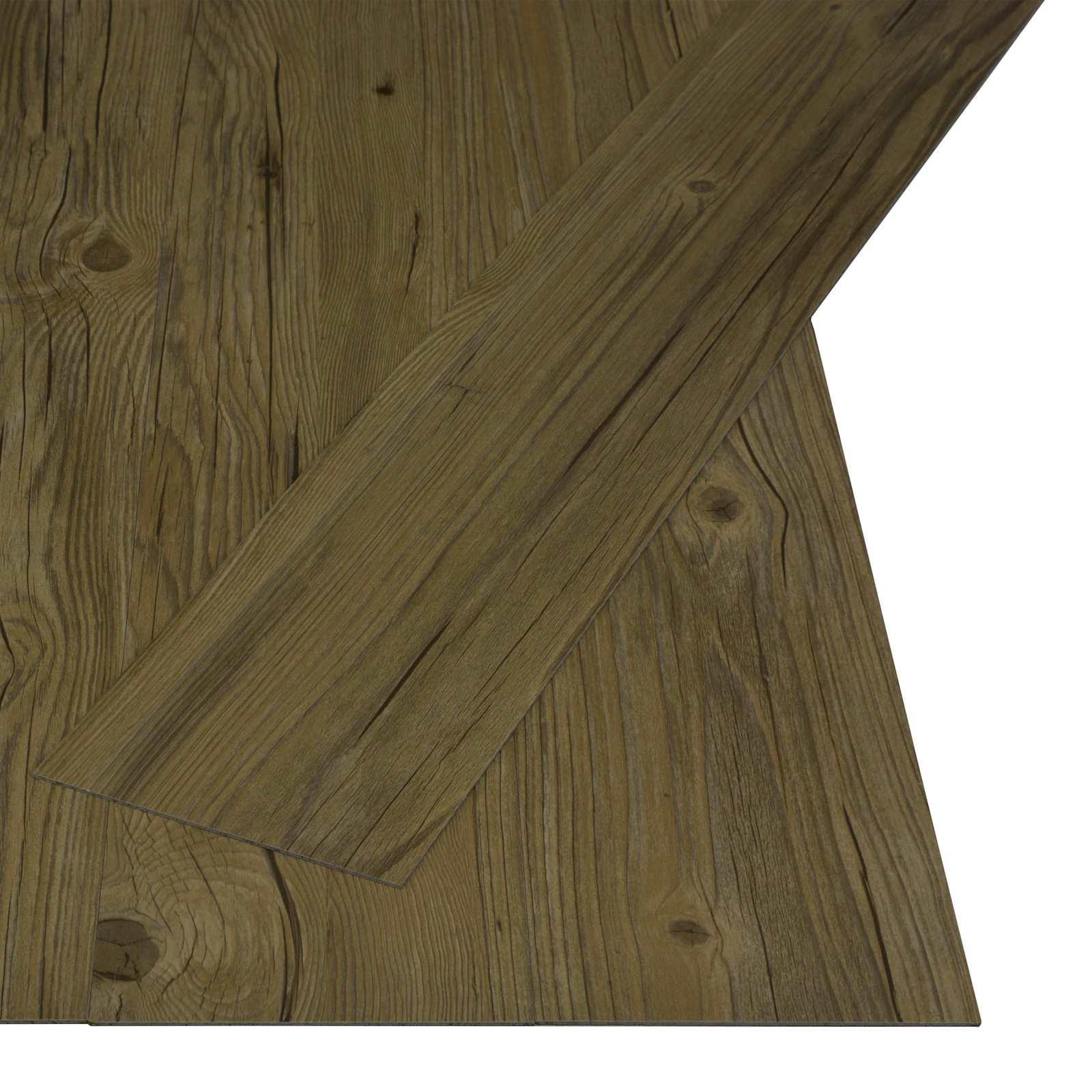 Selvklæbende Gulvplank Natur 32 stk Brun 4,46 m² PVC