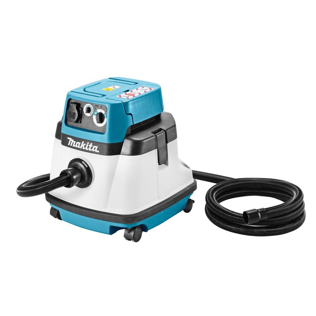 Makita VC2510LX1, Tør&våd, Sort, Blå, Hvid, 58,3 l/s, 22 kPa, 5 m, 73 dB