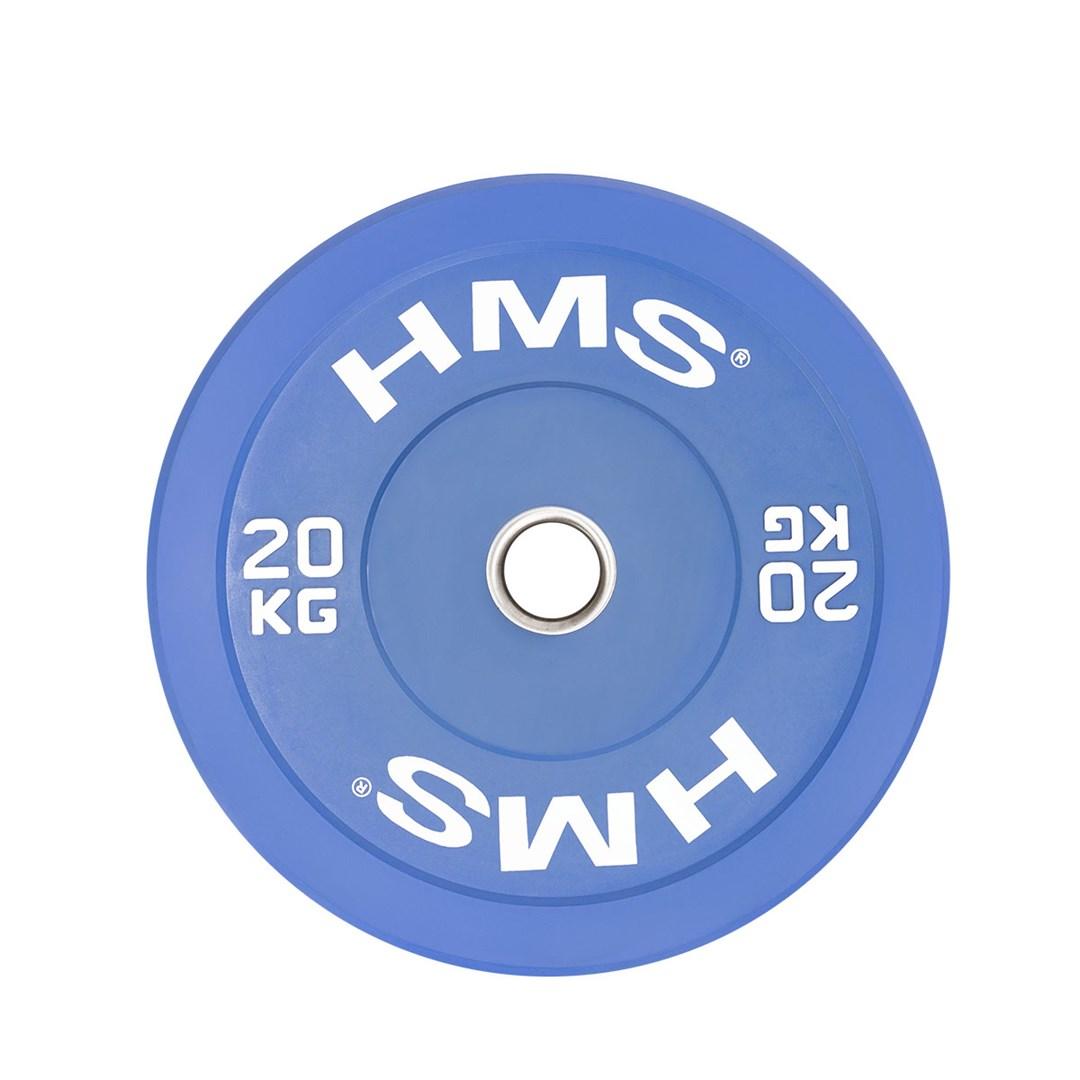 HMS CBR20 vægtskive 20 kg - olympisk bumper, blå