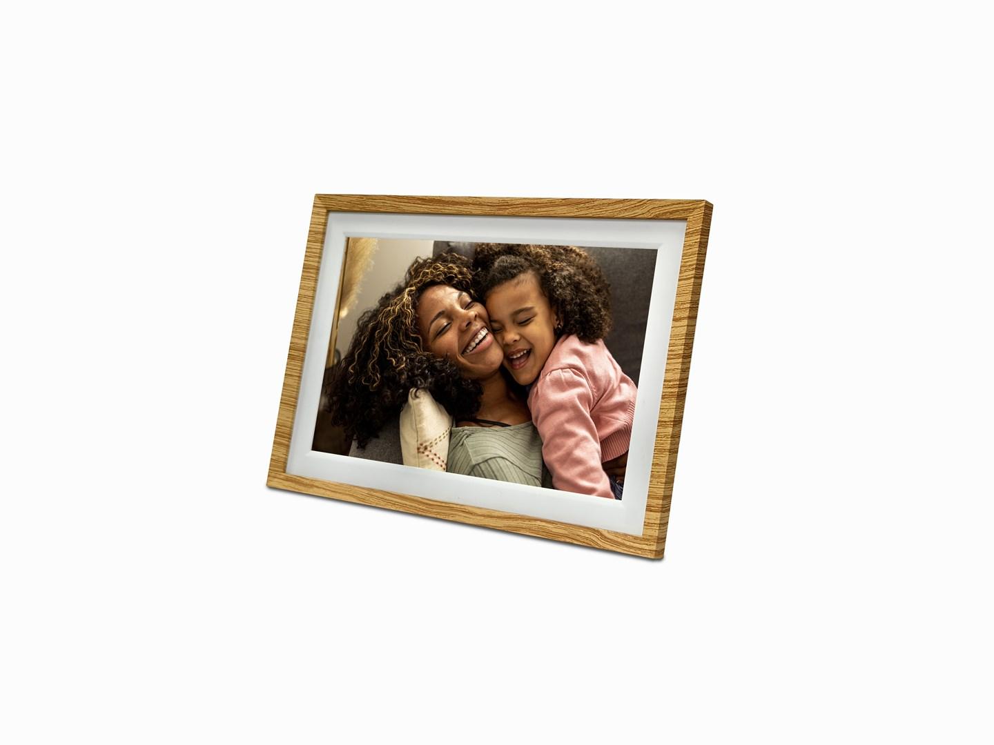 Denver PFF-1018 digital fotoramme 10,1" IPS touch - Wi‑Fi, sort/hvid billede