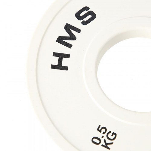HMS Fitness CBRS sæt - farvekodede vægtskiver til vægtstang, 15 kg (10 stk.)