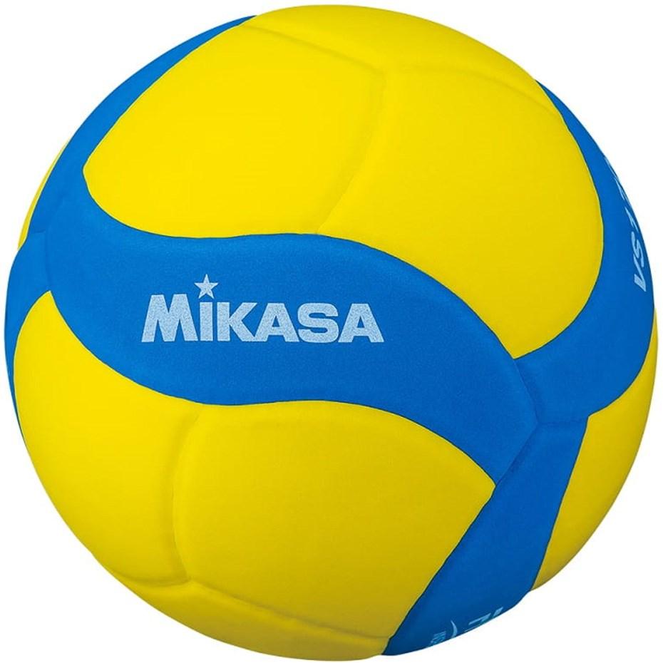 MIKASA VS170W-Y-BL, 180 g, Blå, Gul, Skum, 64.5 - 66.5, 18-panel ball, Indendørs