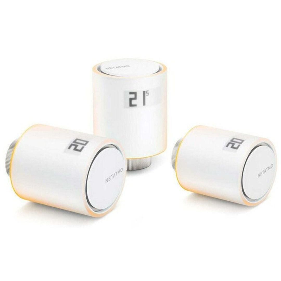 Netatmo NBU-NAV - sæt med 3 smarte radiatorventiler billede