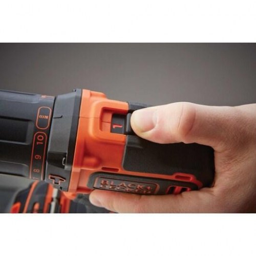 Black+Decker BDCHD18K1B2-QW 18V slagboremaskine/skruemaskine - 1.400 o/min, 2x2,0 Ah