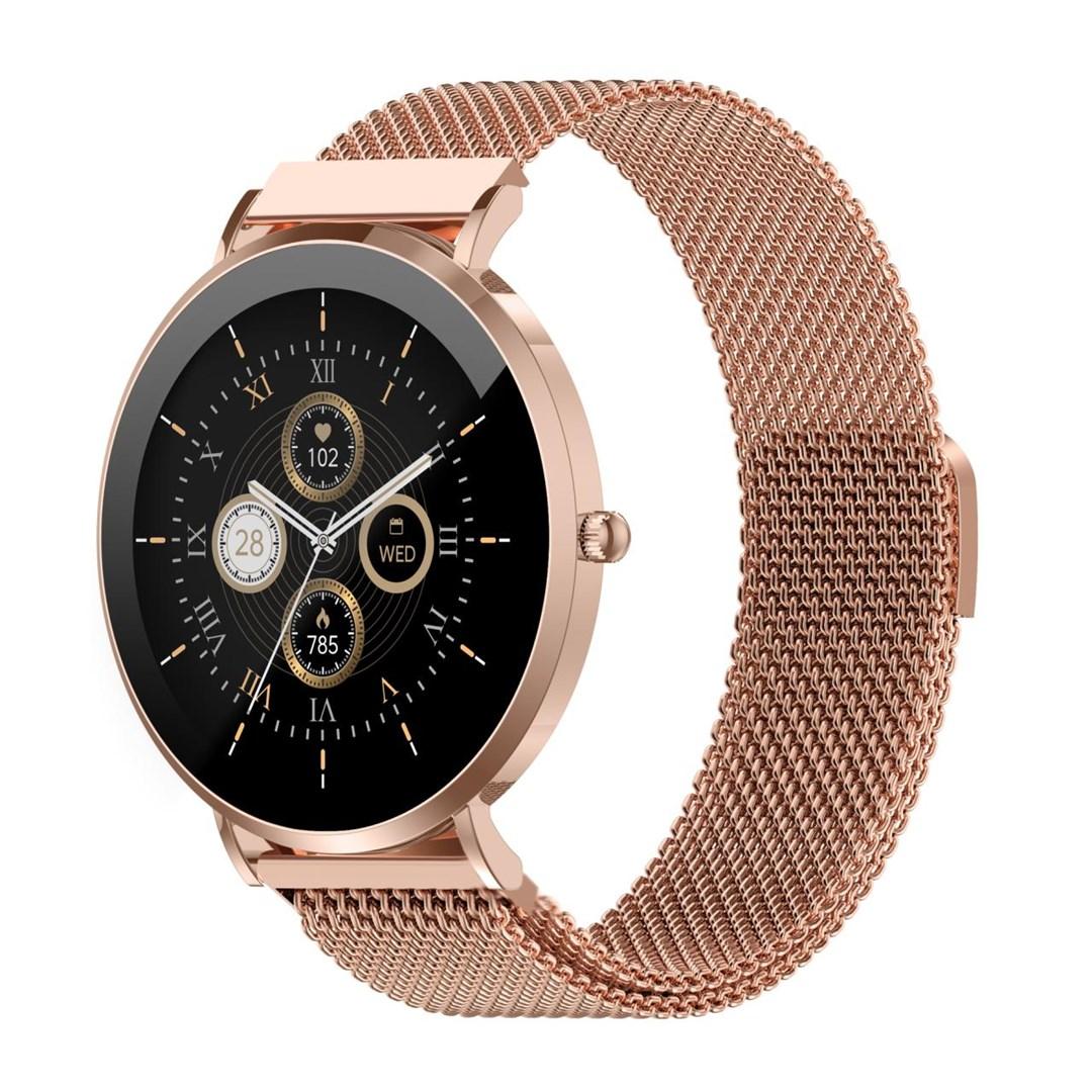 Denver SWC-394RG smartwatch 43 mm - AMOLED 1,32" - rosaguld billede