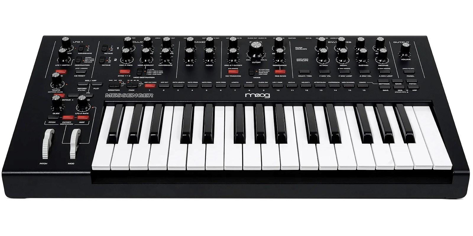Moog Messenger – monofonisk analog synthesizer med 32 tangenter