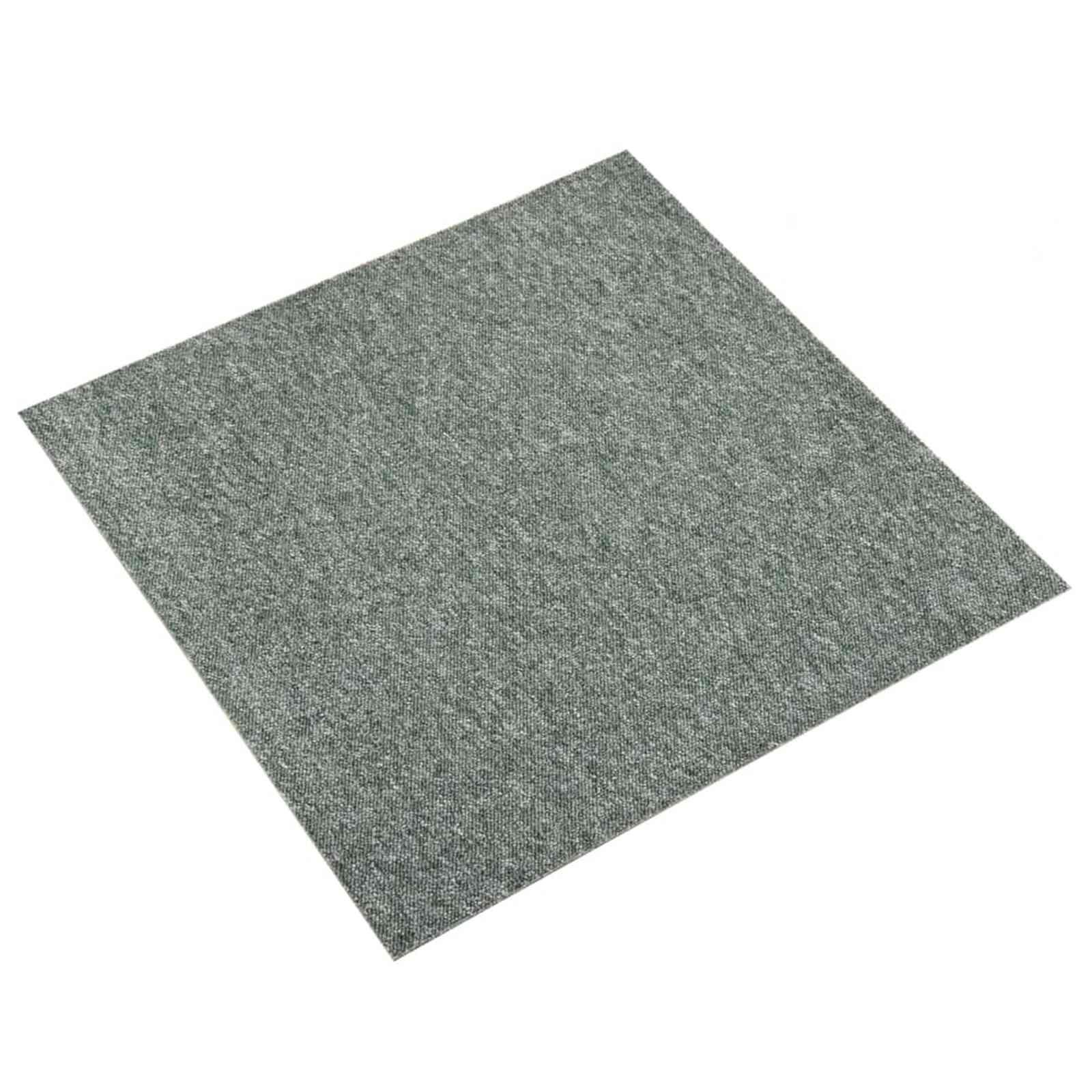 Tæppe 20 stk Grøn 50 x 50 cm 100% Polypropylen
