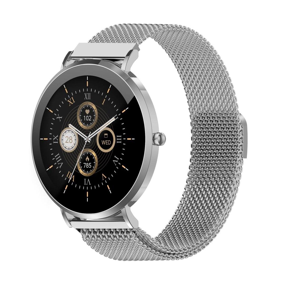 Denver SWC-394S smartwatch 43 mm - AMOLED 1,32" - Sølv billede