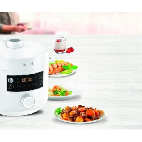 Tefal CY754130 multicooker/trykkoger 4,8 l – Hvid, 1.000 W