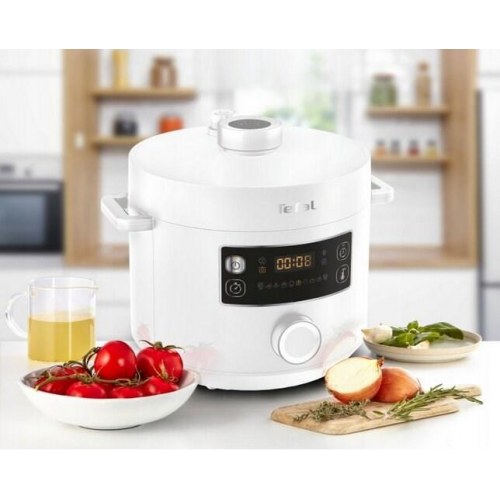 Tefal CY754130 multicooker/trykkoger 4,8 l – Hvid, 1.000 W
