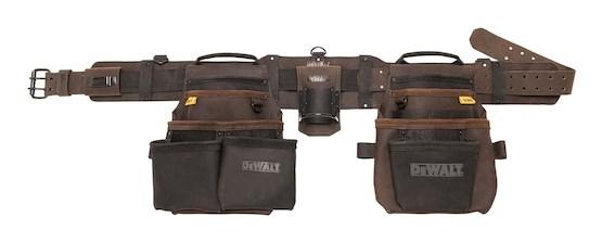 DeWALT DWST50113-1 værktøjsbælte i læder - 18 lommer