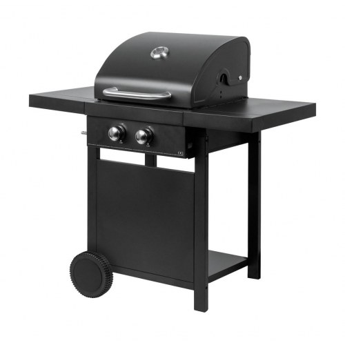 MASTER GRILL MG669 gasgrill - 2-brænder med låg og sideborde