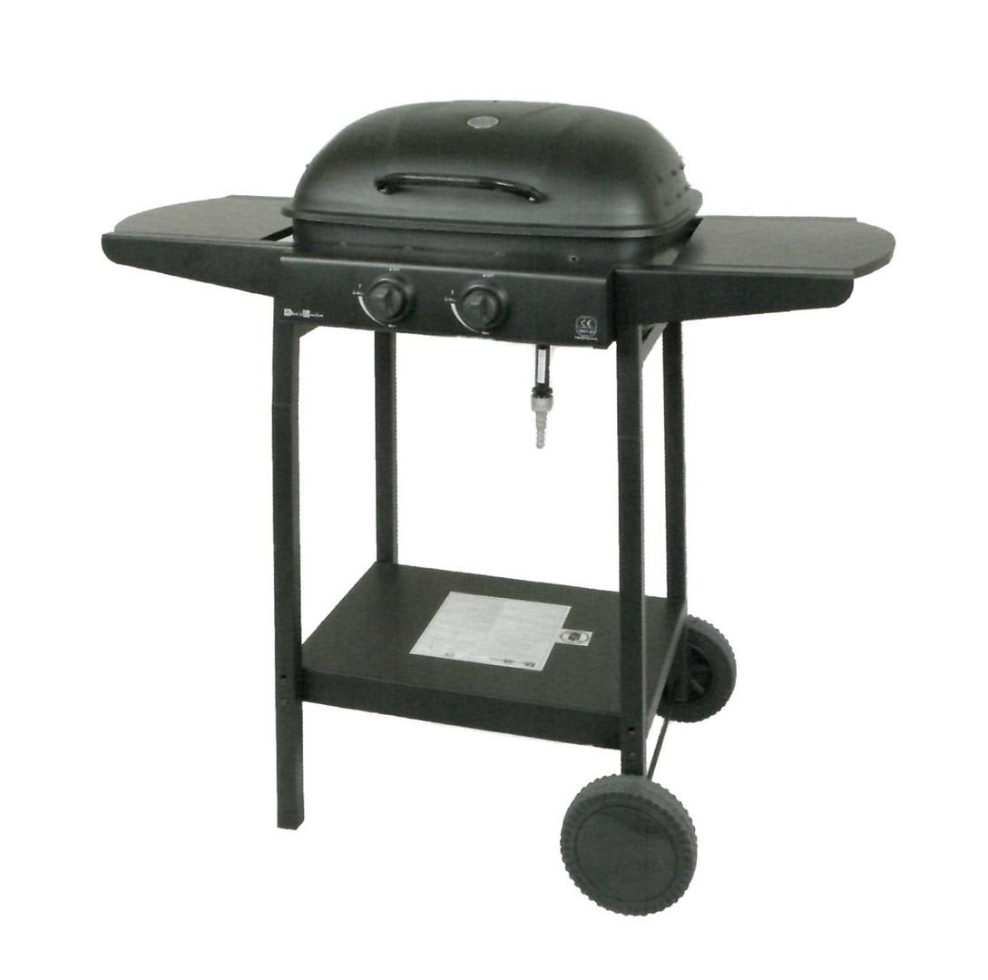 Master Grill MG672 gasgrill - 2 brændere, mobil terrassegrill
